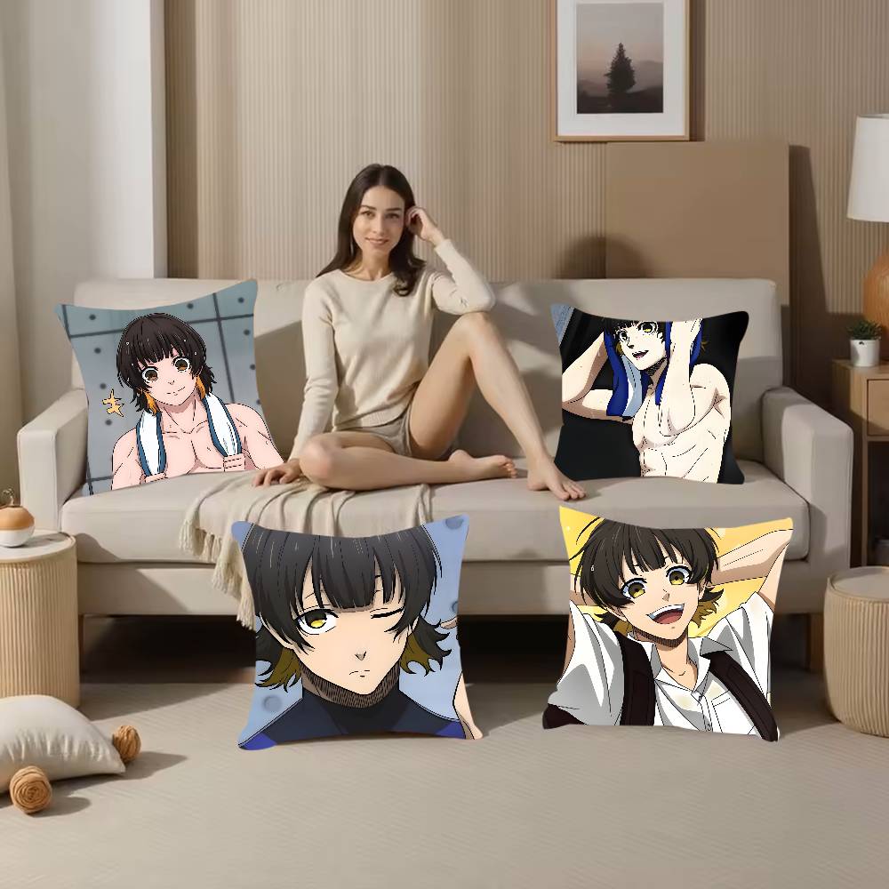 B-Niebieski L-Lock M-Meguru B-Bachira Poszewka na Poduszkę Poszewka na Poduszkę Antyroztoczowa Niewidoczny Zamek Błyskawiczny Jedwabista Krótka Pluszowa Poszewka na Poduszkę Sofową