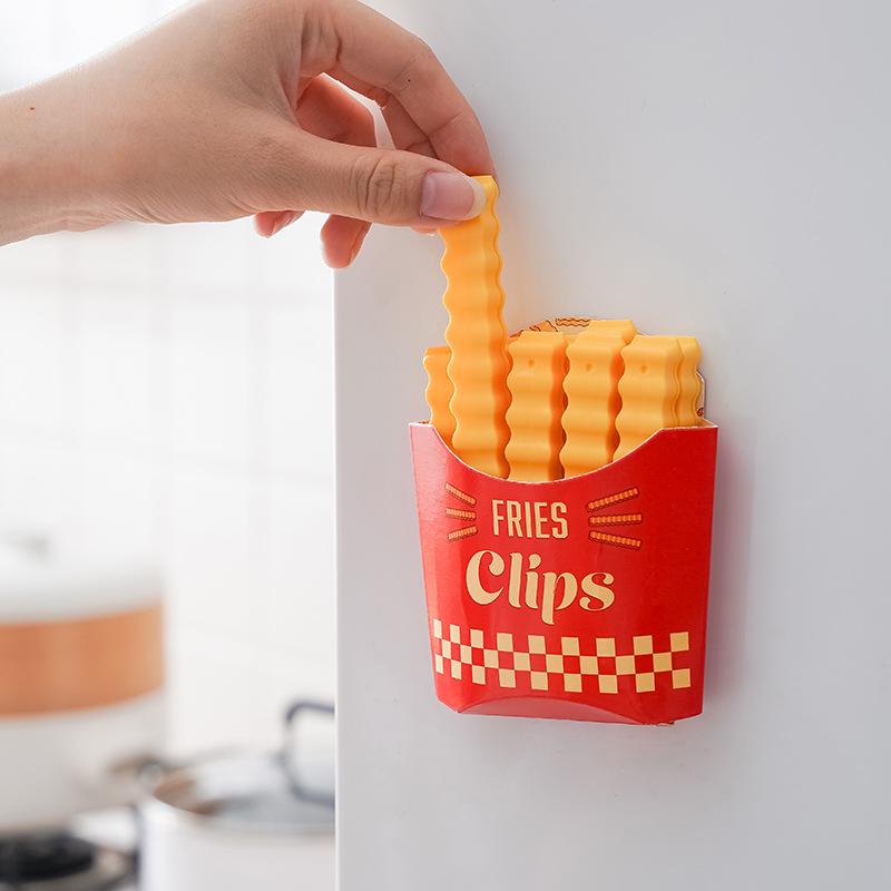 Universeller Verschlussclip für Snack- und Lebensmittelbeutel mit Magnet