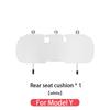 Ice Silk Seat Cover White For Tesla Model Y Model 3 2025-2018 Ventilation Heat Dissipation Stain Preventi Interior Accessories