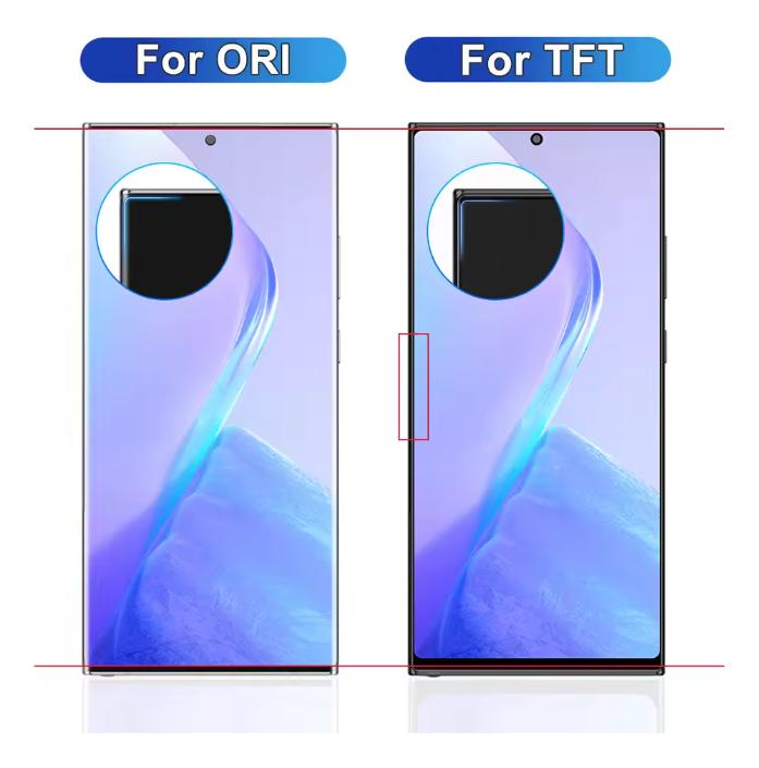 TFT s rámečkem pro Samsung Note 20 Ultra N985 N986 LCD displej se sestavou dotykové obrazovky