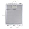 Aluminum Vent Filter Metal Mesh Filter Cooking Environment Silver Metal Mesh Extractor Filter Hood Maintenance