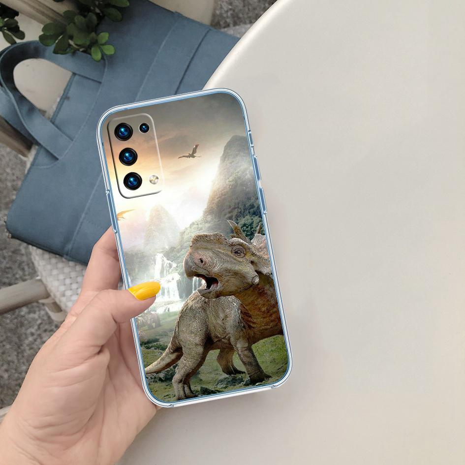 LO31 Dinosaur Transparent Phone Case for LG K22 K30 K40 K40S K41 K42 K50 K50S K51 K51S K52 K61 K62 K71 K92 Q60 Q61 V40 V50 V60