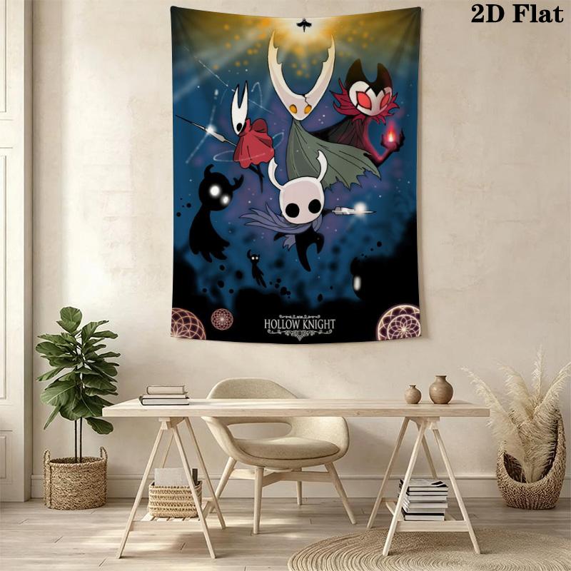 Hollow Knight Journey Through Underworld Bedding 1 Duvet Cover 2 Pillowcase Without Core Soft And Comfortable Bedding Set