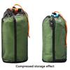 1Pcs Outdoor Ultralight Mesh Storage Bag For Sports Camping Drawstring Storage Pack Hiking Travel Tools Compression Bags