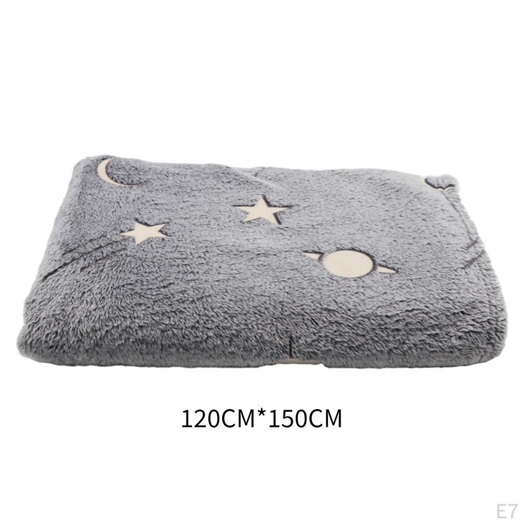 in The Throws Furry moon Bedding Flannel Luminous Winter/ for Adults Holiday