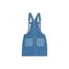 Vans Vestido sem Mangas Jeans Xadrez Bloco de Cores Vestidos Femininos Azul VN00075R7W6