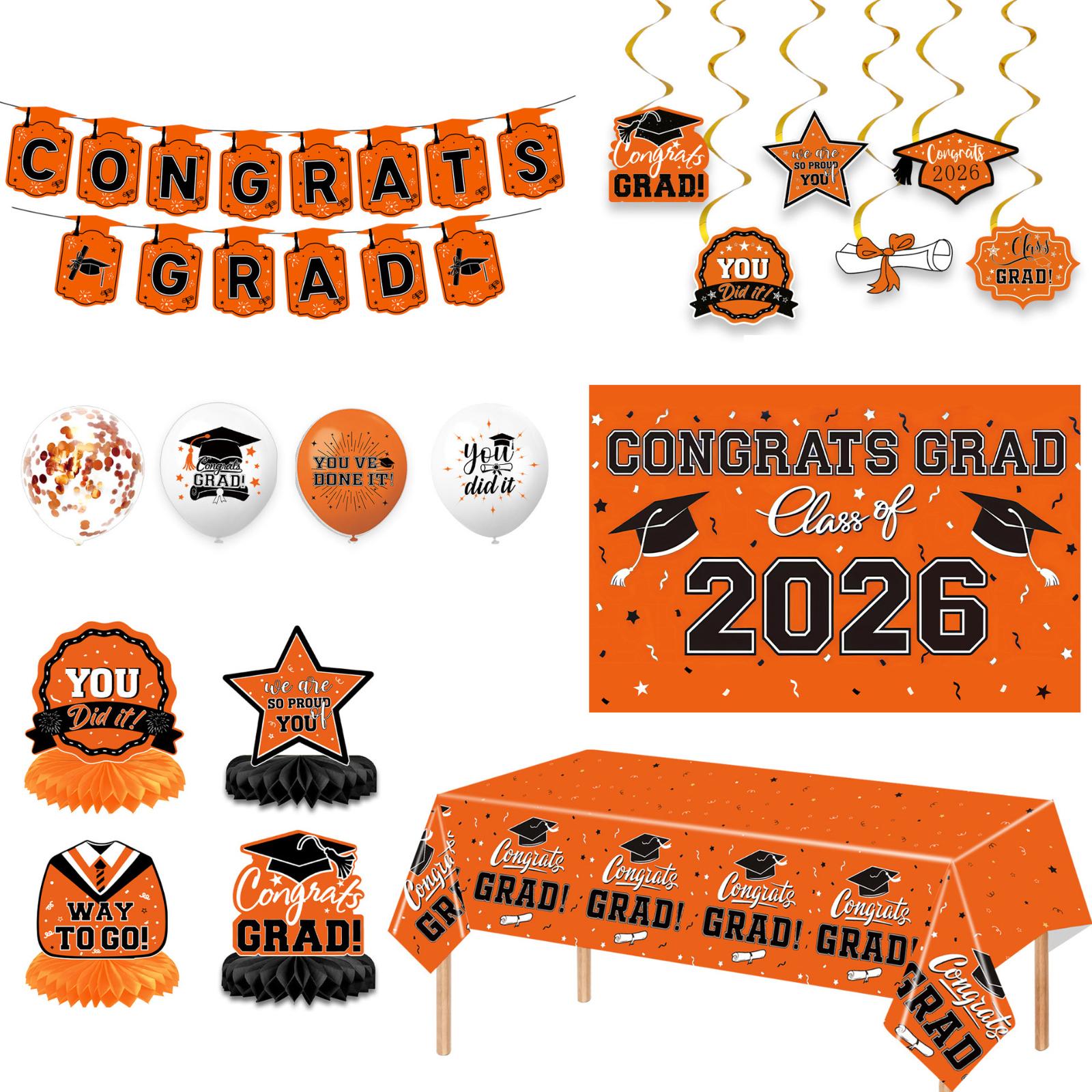 Graduation Theme Party Decoration Set