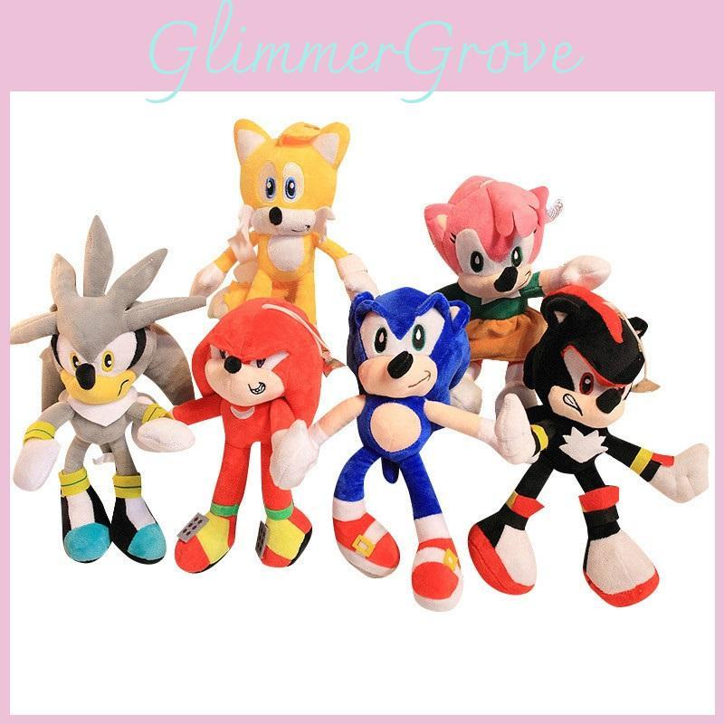 Entzückendes 28cm Sonic The Hedgehog Shadow Amy Rose Knuckle Tail Plüschtier für alle Altersgruppen
