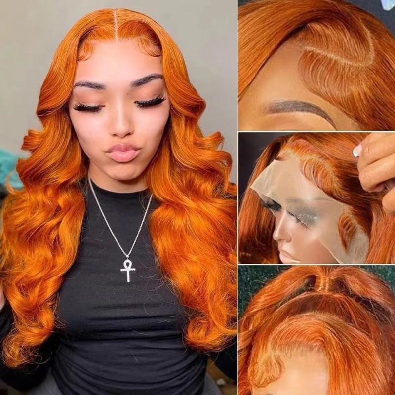 Lace Front Wig Women Long Curly Heat Resistant Synthetic Hair Natural Look Multi Color African Style
