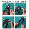 86Pcs with Metric Nuts Assortment Blind Hand Riveter Threaded Insert Rivet Tool  Home Furnishings