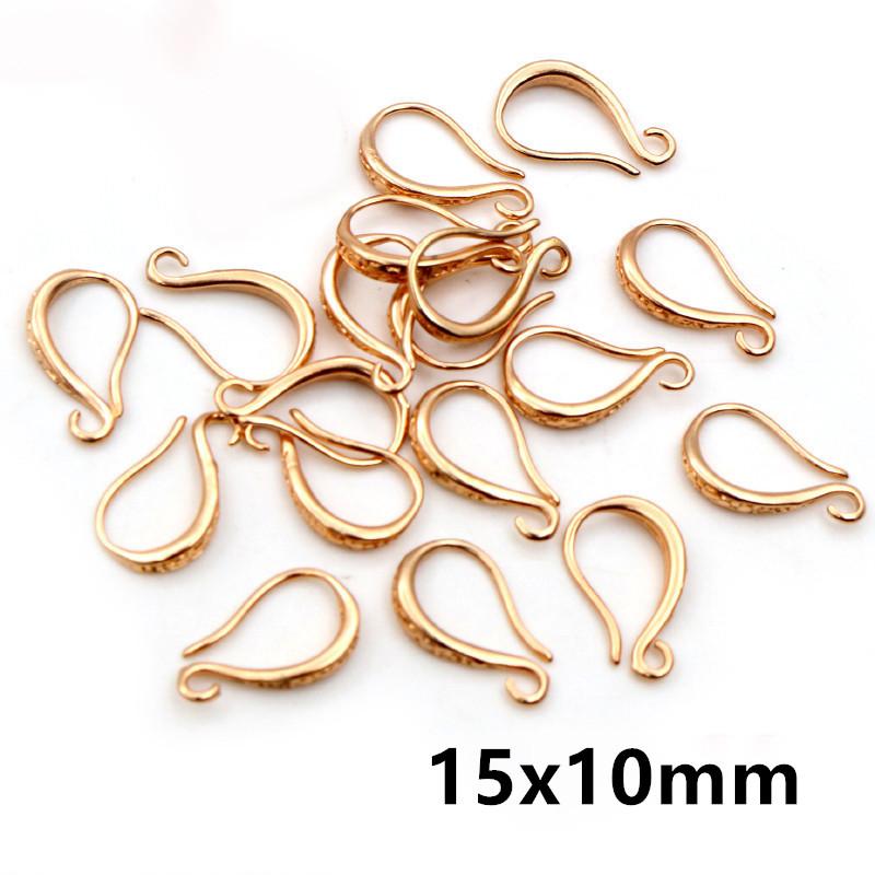 20pcs Craft Brass Small Earring Hooks Wire 4 Styles French Lever Earrings Hooks DIY Jewelry Making Accessories Findings