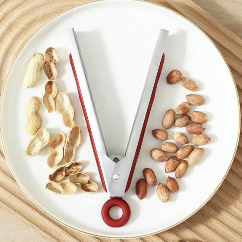 Nut Opener Nut Sheller Cracker Tool High Hardness Stainless Steel Nutcracker For Kitchen Home Party Travel Restaurant Outdoor