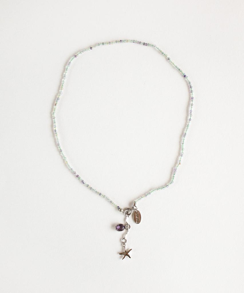 Merrymotive Healing Gemstone Drop Pendant Necklace