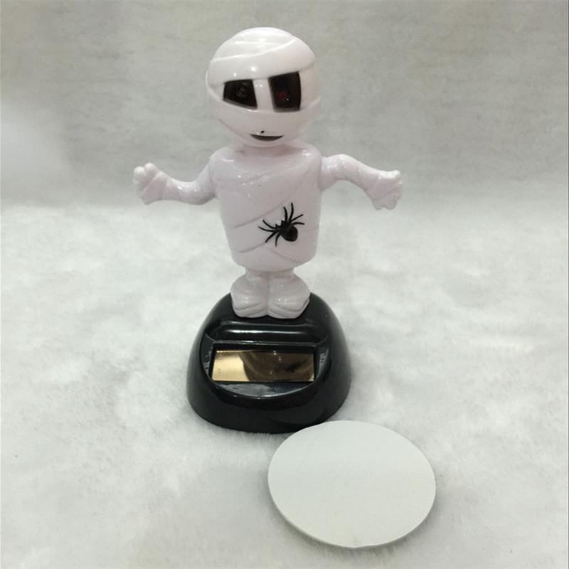 Солнечная Танцующая Хэллоуинская Качающаяся Анимированная Фигурка-Качалка Машинка Декор Мальчик Девочка Ручная Работа Подарок Подарок на День Рождения Вечеринка чёрный