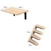 Wall-mounted cat scratching post Space-saving wooden hammock Pet activity and rest set