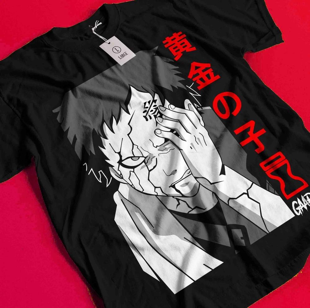 Gaara Shirt Naruto Tshirt Rock Lee TShirt Madara Kakashi Itachi Timari Sasuke S