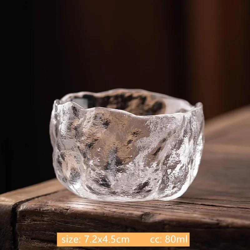 1 Pz Tazza da Tè in Vetro Giapponese Portatile Personale Tazza Singola Accessori Set da Tè Tazza da Tè Loto Personalizzata Articoli per la Casa