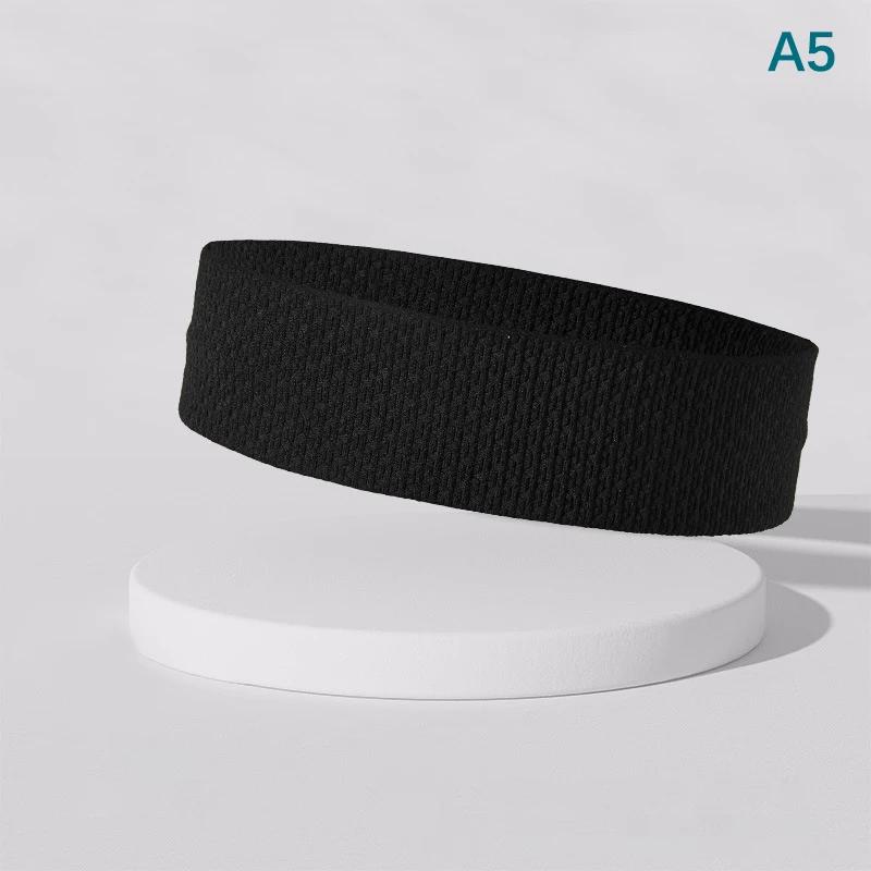 Outdoor Sweat Sports Elastic Cotton Hairband Fashion Headbands For Women Men Solid Running Fitness Yoga Hair Bands Stretch