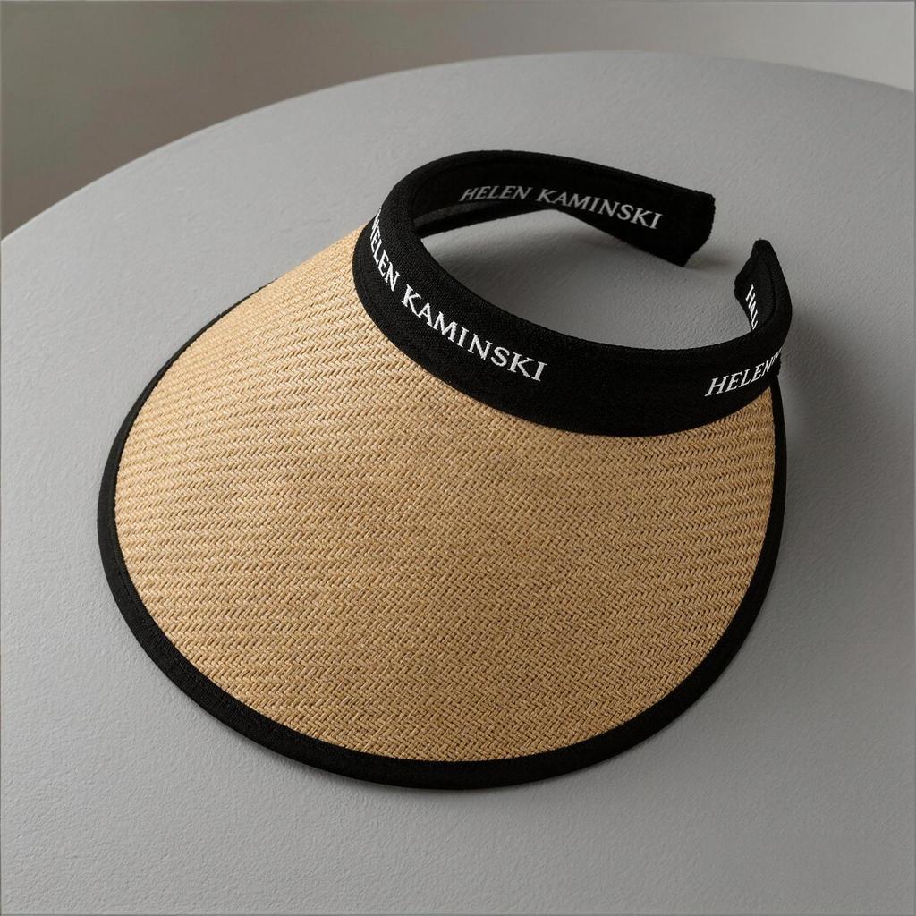 Women's Sun Hat Large Brim Black Lining UV Protection Summer Hollow Top Cycling Beach Sunshade Straw Outdoor New