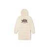 Vans Outdoor Quilted Lightweight Warm Long Hooded Down Jacket Unisex Outerwear Off-White VN0A5H6S3KS