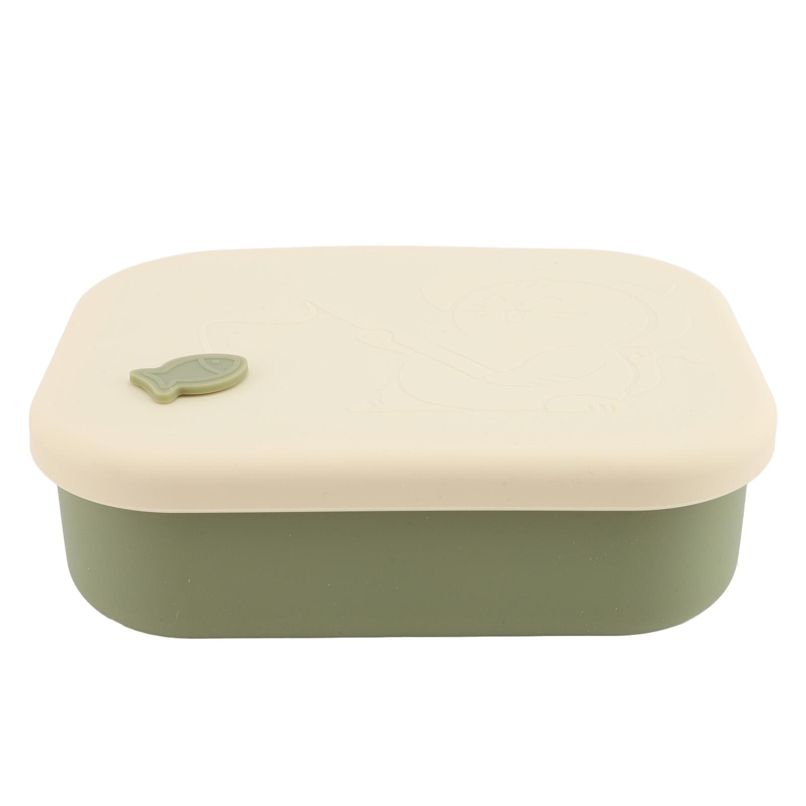 

Ланч-бокс с 3 отделениями, силиконовый контейнер для хранения продуктов в микроволновой печи для дома и офиса, фиолетовый Green