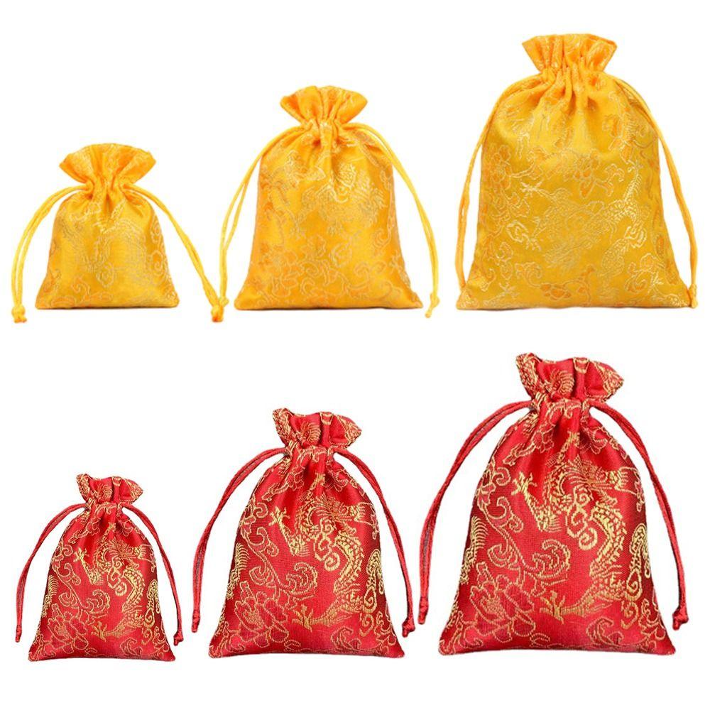 Storage Bag Canvas Flower Handbag Chinese Style Small Coin Purse Wallet  Hanfu Decor
