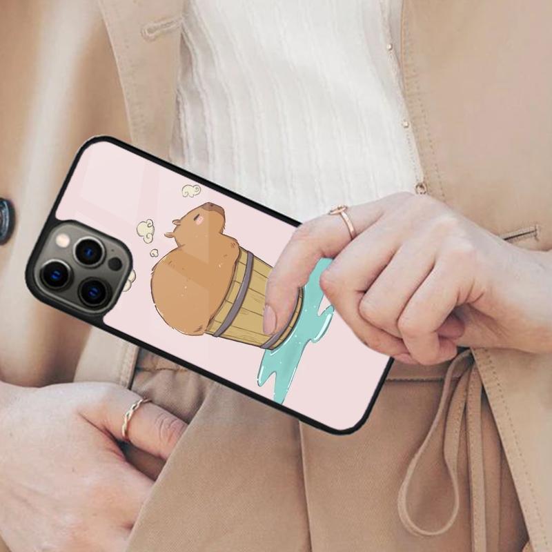 Capybara Spa Magnetic Phone Case For APPLE iPhone 17 Air 16 14 13 12 Pro Max 15 Plus Wireless Charge With MagSafe Cover