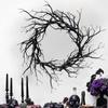 Halloween Plastic Unique Wall Hanging Party Decoration Pendants Arrange Props Wreath Garland Decorative 3 Styles