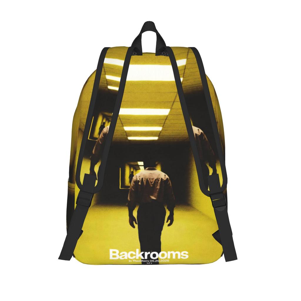 Backrooms Horror Movie 2026 Backpack for Men Women Cool Student Business Daypack College Canvas Bags Gift