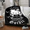 1pc Hello Kitty Gothic Soft Flannel All-Season Throw for Home, Office, Outdoor UseDurable Comfort  100577