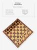 High-Quality Wooden Folding Chess Set for Students and Children