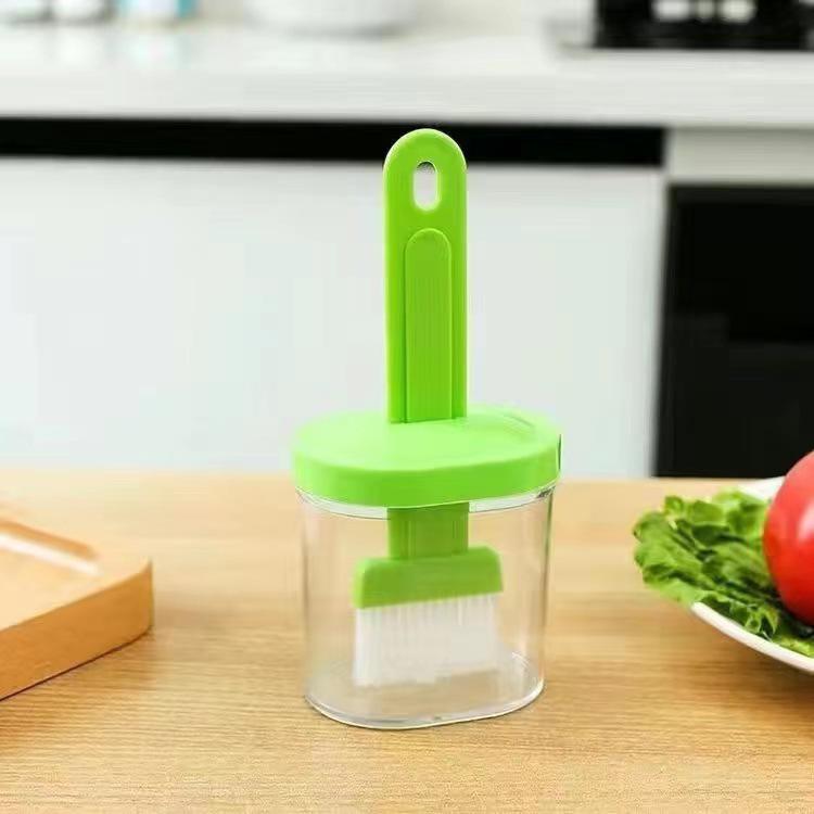 High-Temperature Resistant Kitchen Oil Brush & Bottle Combo for Baking and BBQ