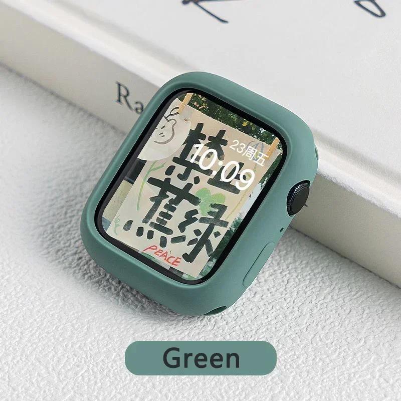 Silikonhülle für Apple Watch Hülle 10 42mm 46mm 44mm 40mm 45mm 41mm Zubehör Stoßfänger Schale Schutzhülle iWatch Serie SE 6 7 8 9