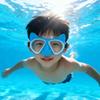 Kids Cartoon 3D Ears Snorkeling Mask Goggles, Tempered Glass Lens, Leak - Proof, Silicone Gear for Swimming & Floating Diving