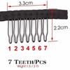 Wig Accessories: Net Cap, Steel Fork, Hair Comb, Clips, Hairpin Insert