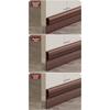 Self Adhesive Door Bottom Seal TPE Door Sweep Flexible Gap Filler  Indoor Use