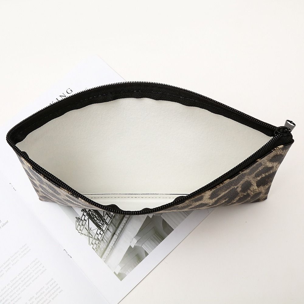 Small Compact Pu Bill Bag PU Leather Money Pouch Travel Cash Deposit Bag  Office Products