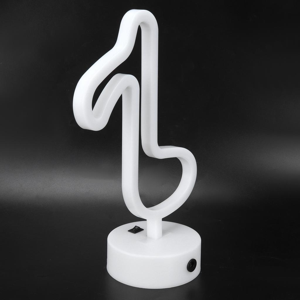 Desktop Lamp Desktop Neon Light Unique Music Note Shaped Night Lamp Home Bedroom Kids Room Table Decoration Neon Sign Neon Light