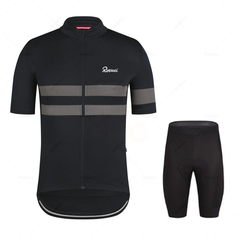 Rvouei 2026 New Cycling Clothing Road Bike Wear Racing Clothes Quick Dry Men's Bicycle Jersey Set Ropa Ciclismo Maillot Hombre
