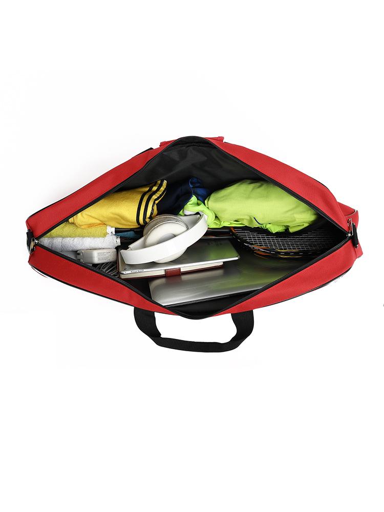 Ywyat Waterproof Chinese-Style Badminton & Tennis Racket Bag - Portable Single Shoulder 3-Piece Storage C211