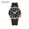 Mens Quartz Watches Large Face Diving Style Wrist Watch Luminous Hands Waterproof Watch with Date