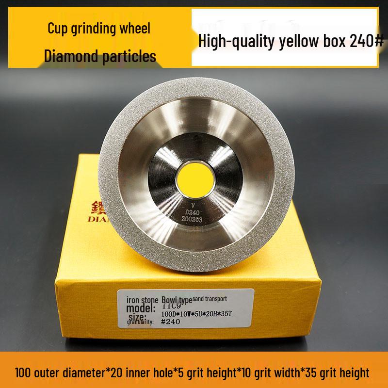 Alloy Diamond Grinding Wheel for U2 Grinder - Ideal for Tungsten Steel, Hard Alloy, Ceramic, and CBN.