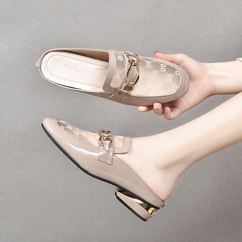 

Женские сетчатые босоножки на высоком каблуке, летняя новая мода, квадратный каблук, металлическая цепочка, женская мода, роскошный дизайн, повседневные туфли Мэри Джейн 40