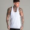 Pánské léto nový styl pánské tenké prodyšné sportovní fitness pletená košile bez rukávů ležérní volné pletené tílko