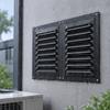 1pcs Stainless Steel Gable Vent Cover 12x6 Inch Air Grille Louvered  For Kitchen Ventilation