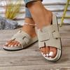 Women 2025 Summer Lightweight Comfortable Open Toe Sandals Comfortable Designer Shoes Beach Flat Slippers Slides Women