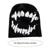 Jacquard Gothic Pattern Handmade Elastic Hat Soft Winter Warmer Knitted Hat Cold Winter Presents for Students Teenagers