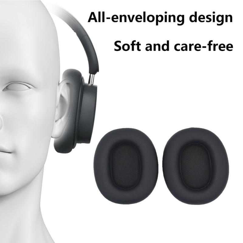 1 Pair Soft Protein Leather Replacement Ear Pad for W830NB Bluetooth-compatible Wireless Headphones Ear Pad Headset
