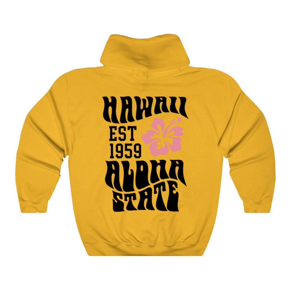 Aesthetic Hawaii Hoodie Aloha State Sweatshirt