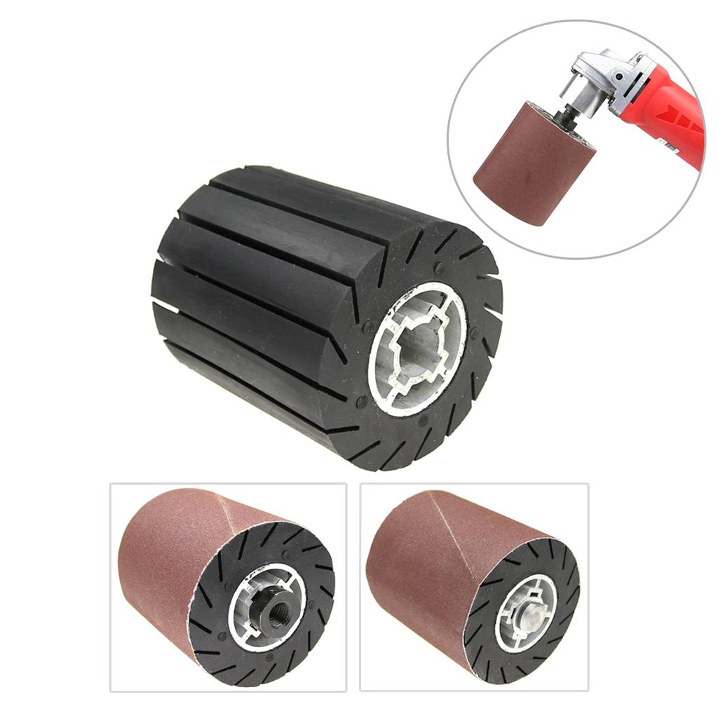 Compact Expansion Roller Nylon Buffer Polisher Machine Attachment for Grinder Tool Size 90 x100mm Outer Diameter 100mm